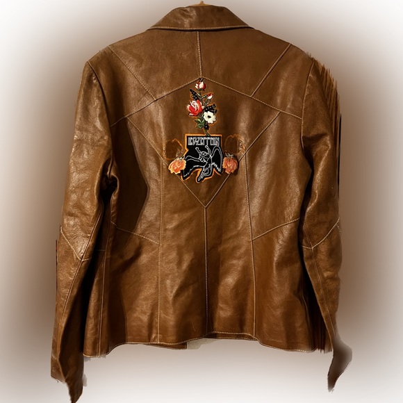 Wilsons Leather Jackets & Coats Led Zeppelin Fawncolored Leather